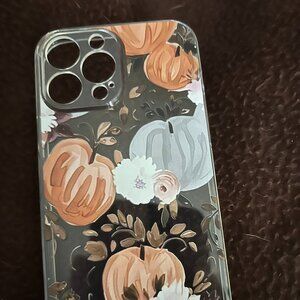 Floral & Pumpkin iPhone 13 Pro Max Case New